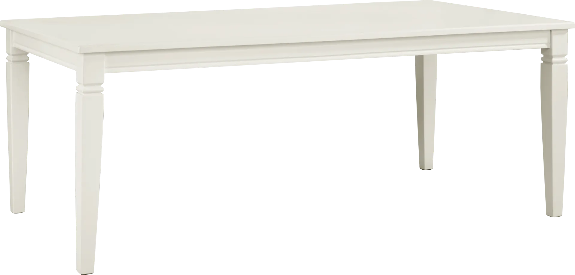 Winslow White 5 Pc Rectangle Dining Room with X-Back Chairs - Image 2