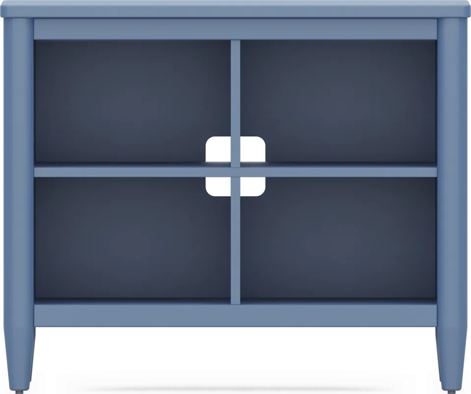 Kids Modern Colors Slate Blue 37" Bookcase