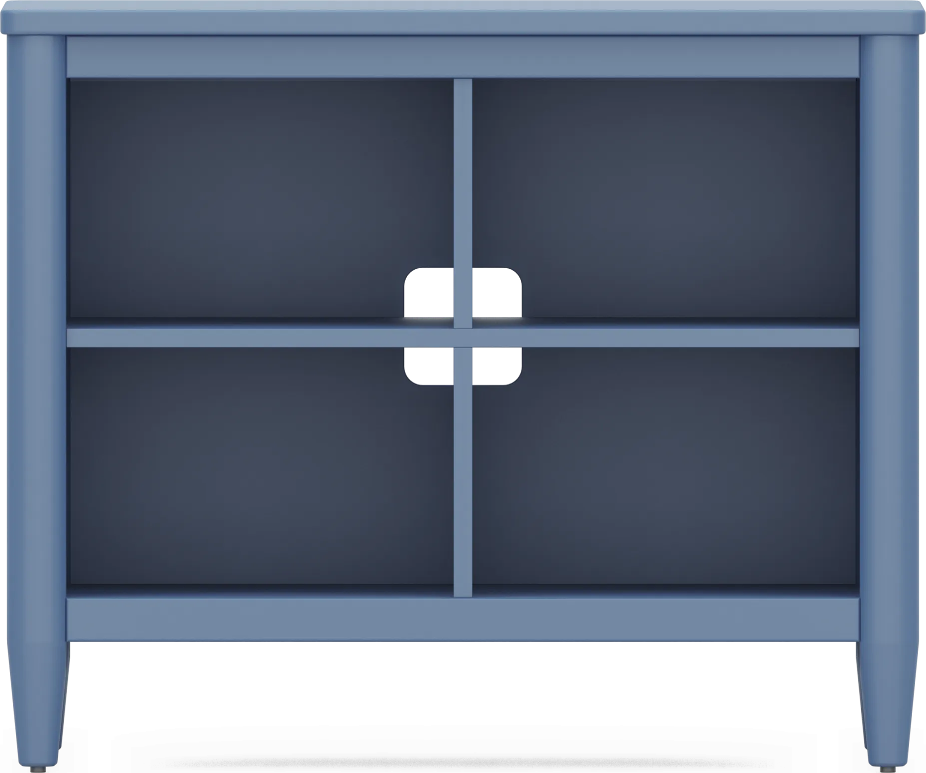 Kids Modern Colors Slate Blue 37" Bookcase - Image 1