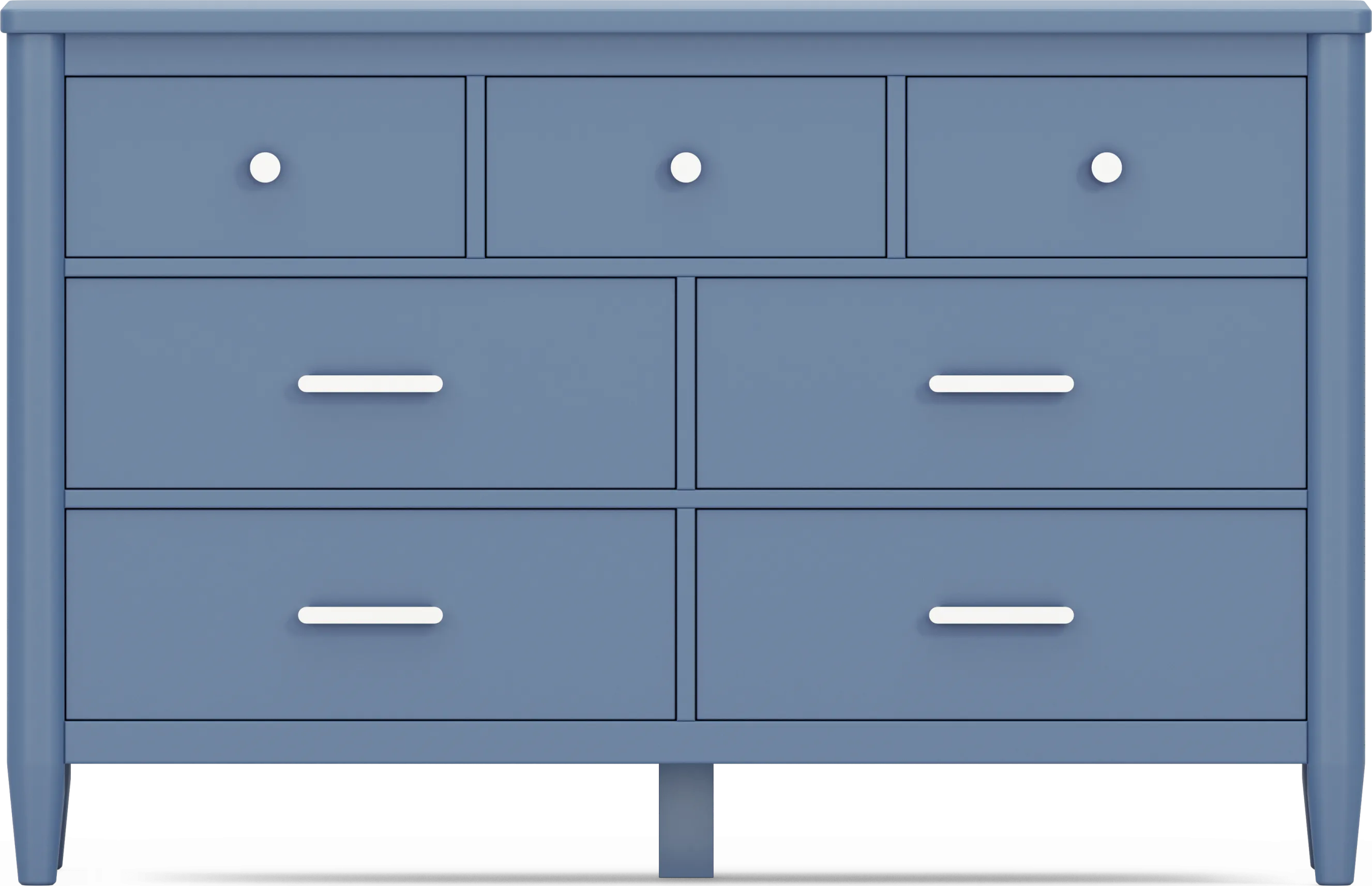 Kids Modern Colors Slate Blue Dresser - Thumbnail - Image 1