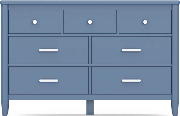 Kids Modern Colors Slate Blue Dresser