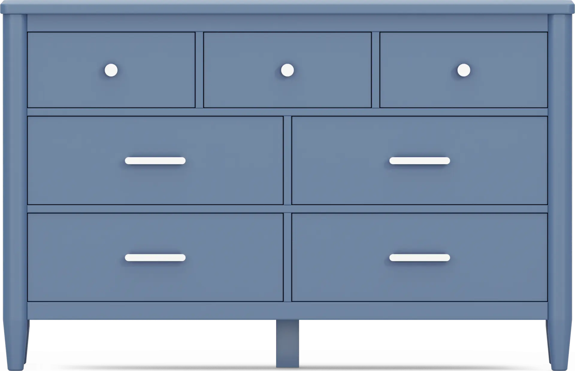 Kids Modern Colors Slate Blue Dresser