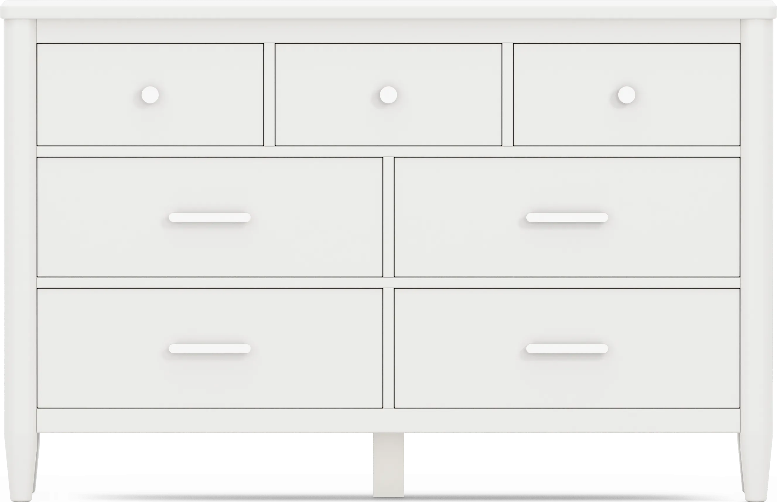 Kids Modern Colors White Full Panel Bedroom - Thumbnail - Image 4