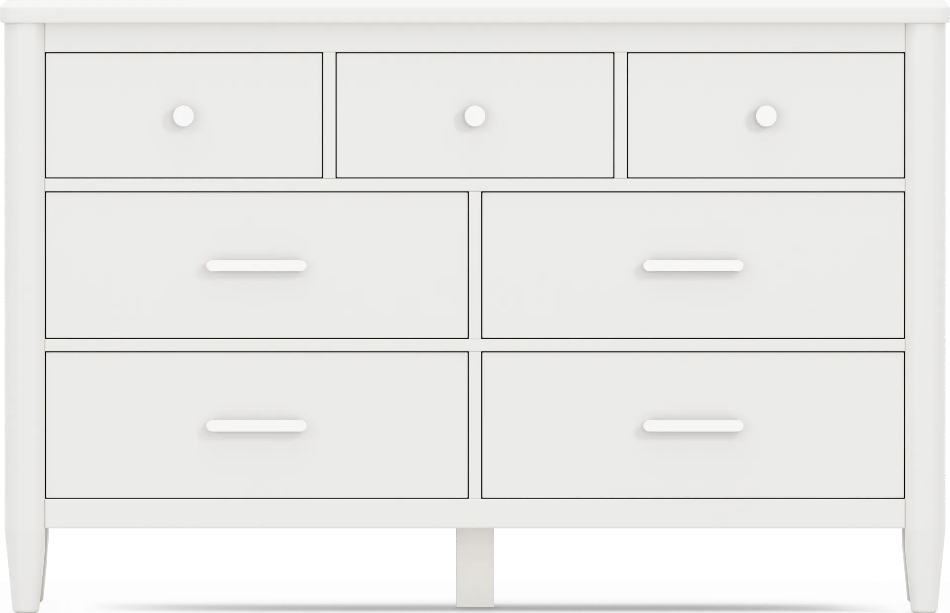 Kids Modern Colors White Dresser - Image 2