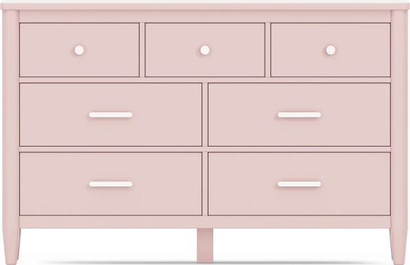 Kids Modern Colors Pink Dresser