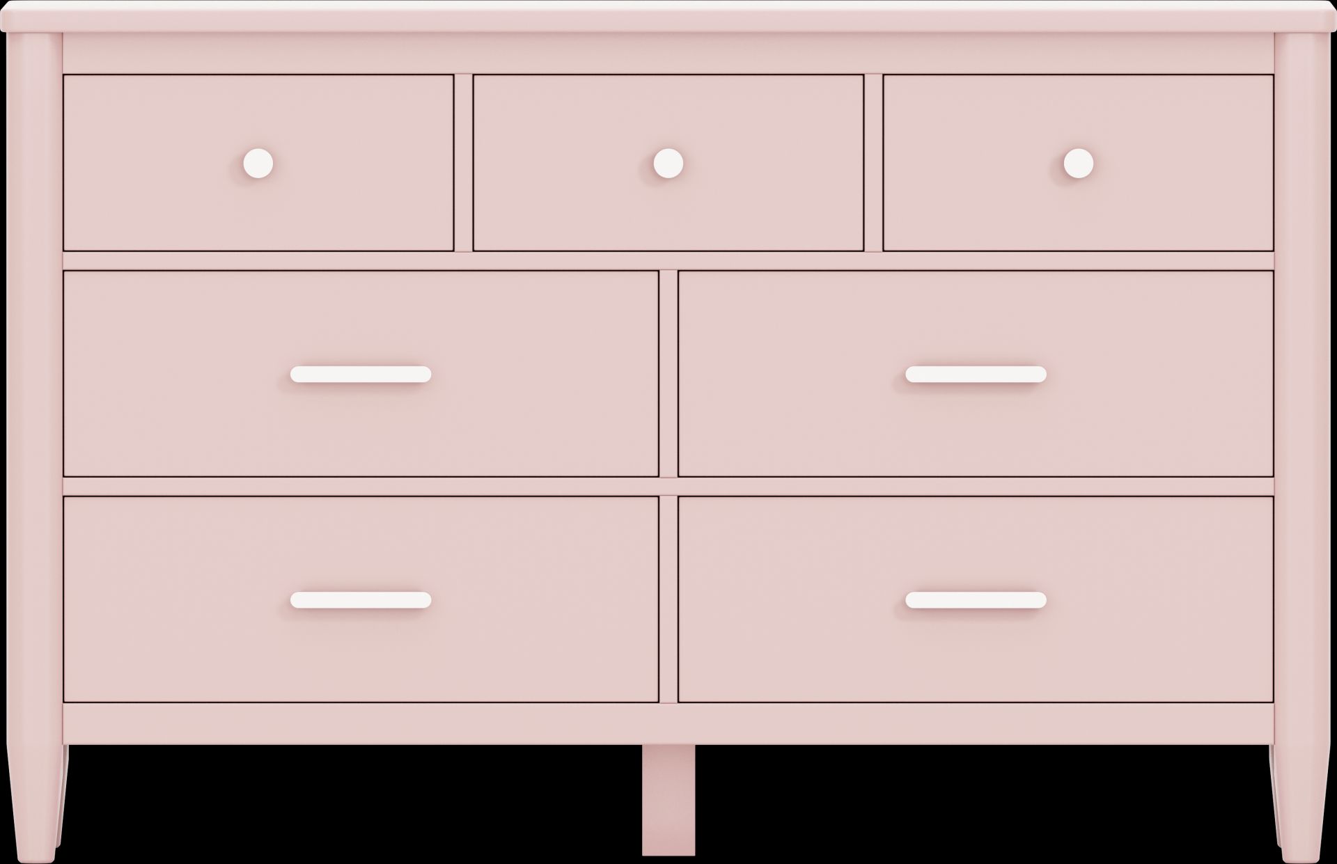 Kids Modern Colors Pink Dresser - Image 1