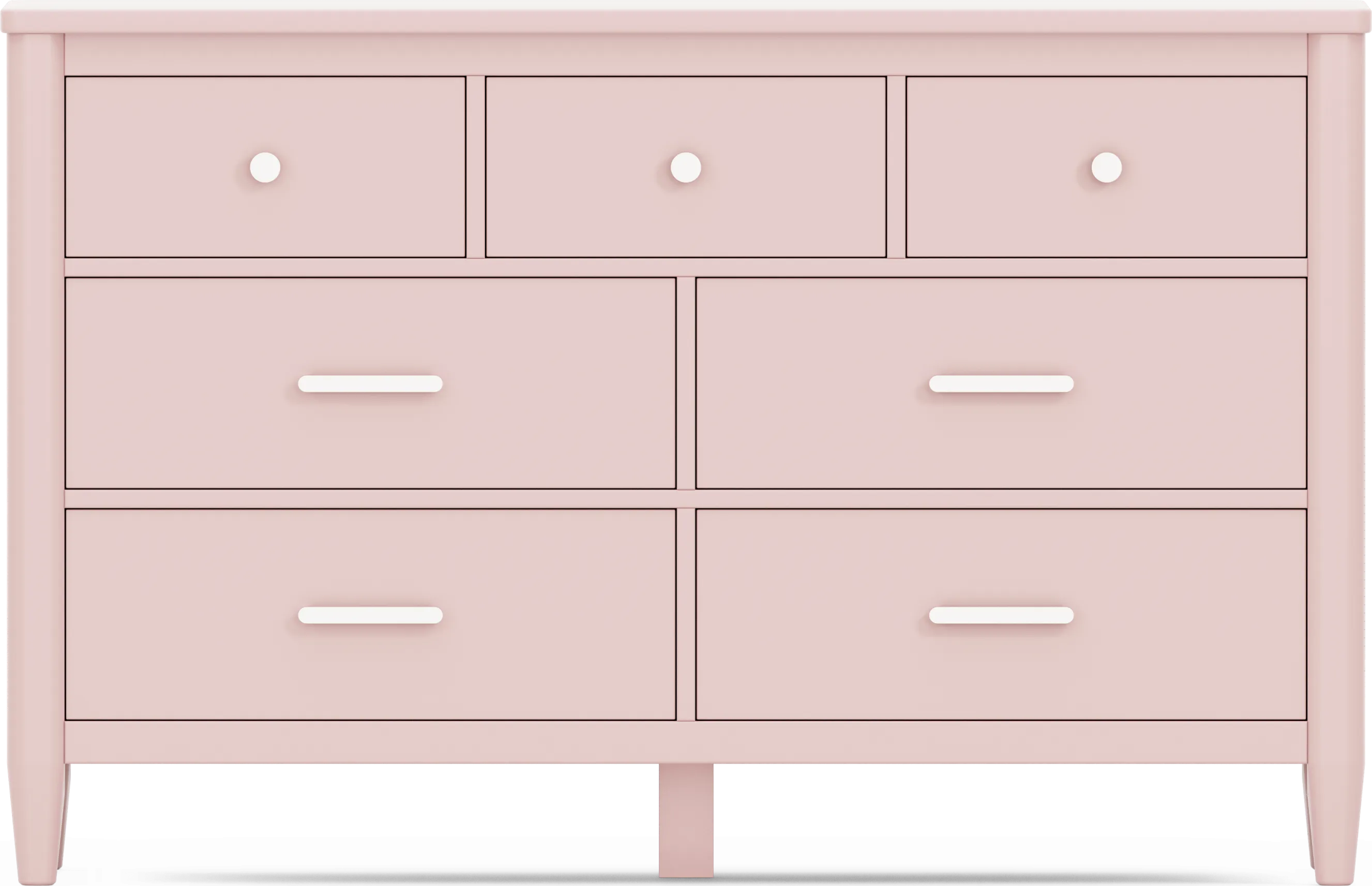 white christmas dresses Gwendoline Spindle Extra Wide Dresser – THE BEAUTIFUL BED COMPANY main image 1
