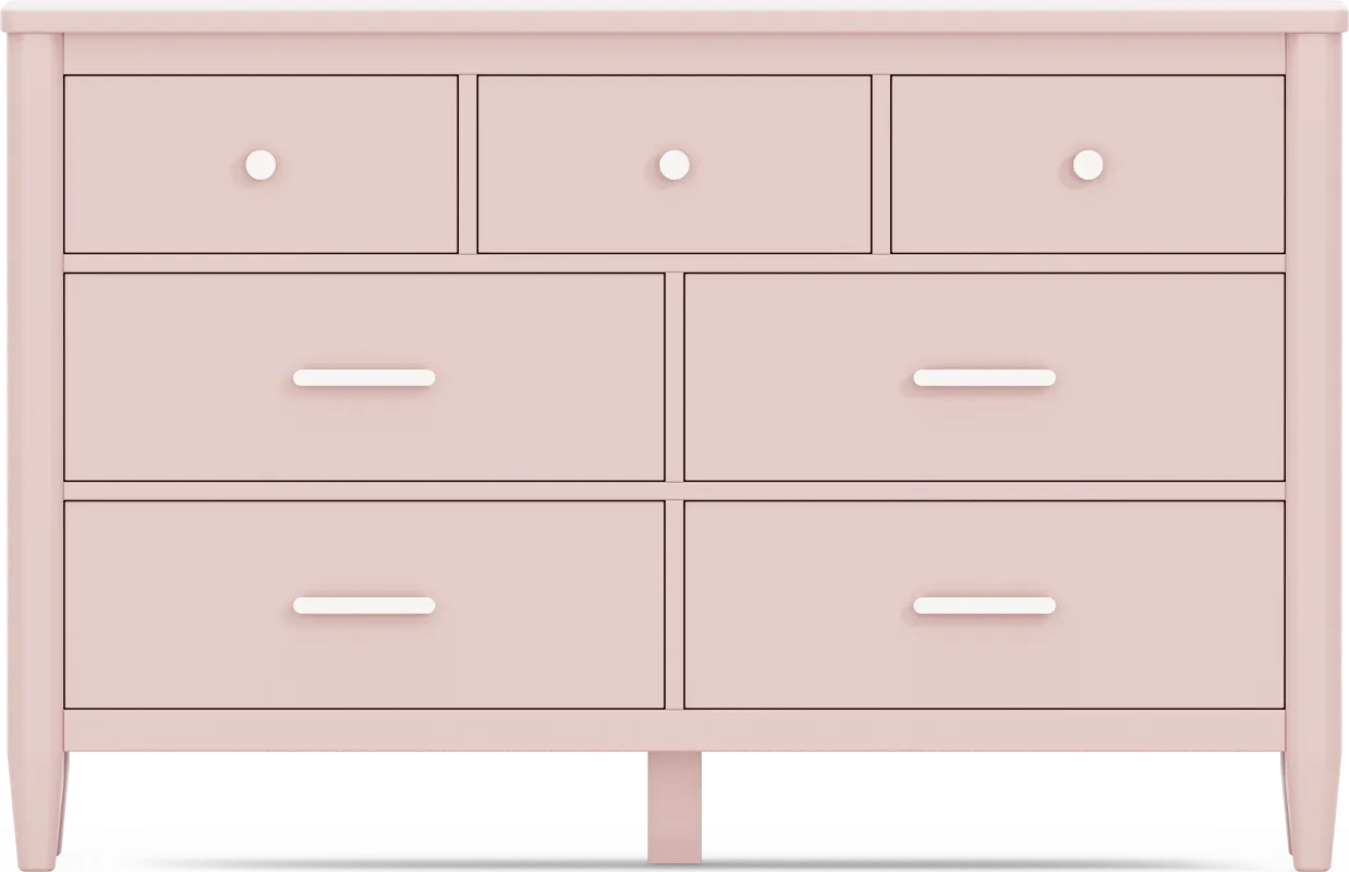 Kids Modern Colors Pink Dresser