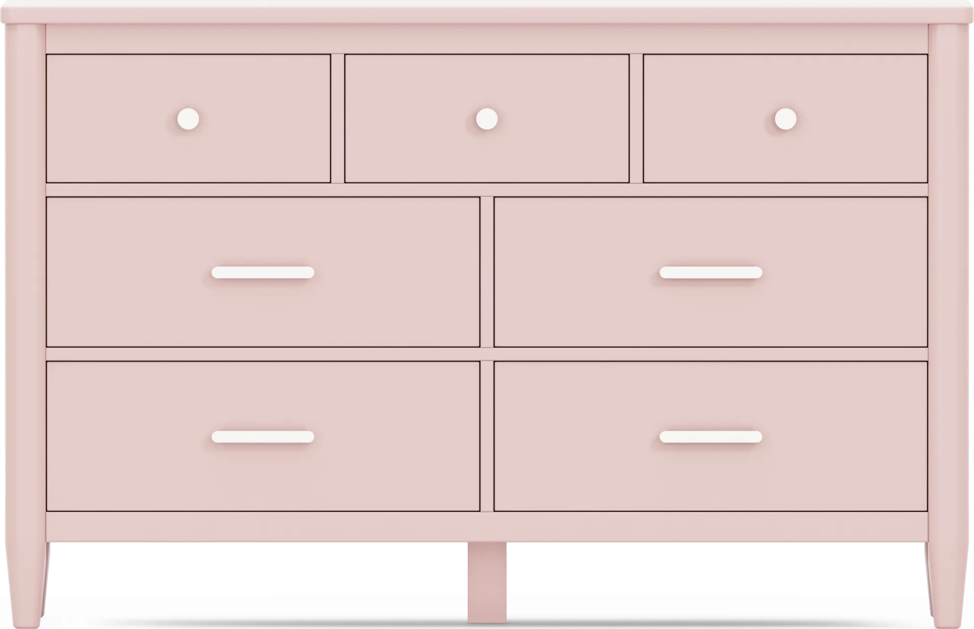 Kids Modern Colors Pink Dresser - Image 1