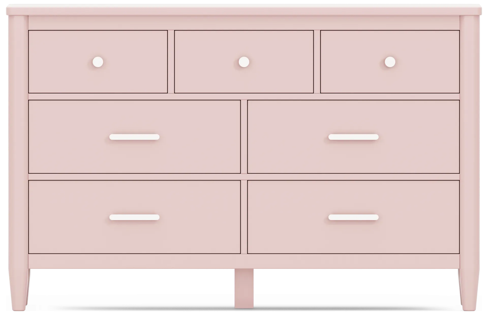 pink dresser