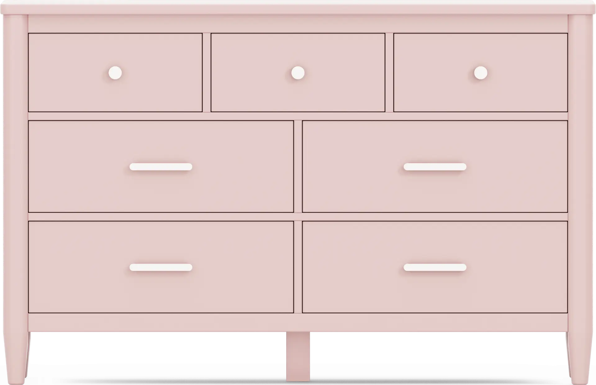 Kids Modern Colors Pink Dresser