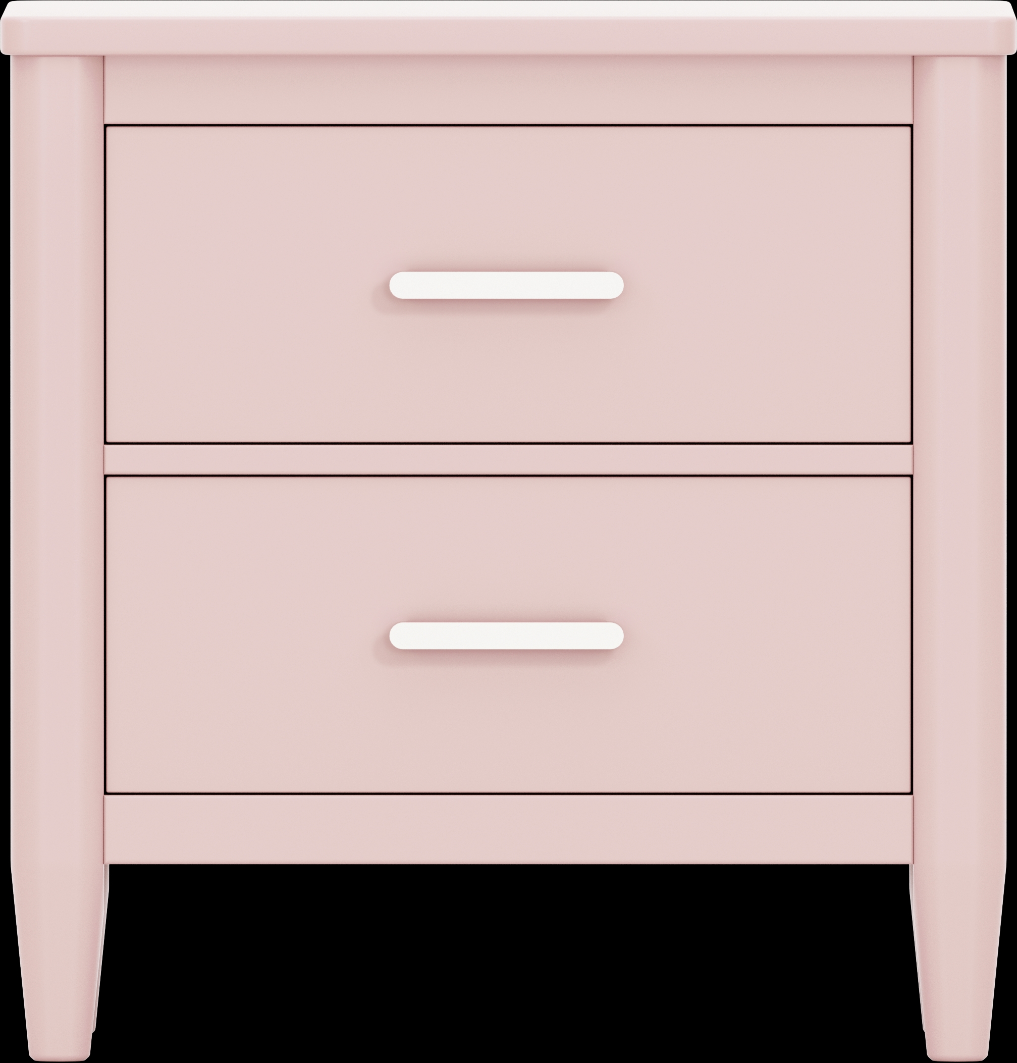 Kids Modern Colors Pink Nightstand - Thumbnail - Image 1