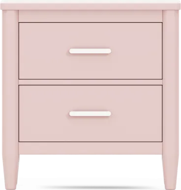 Kids Modern Colors Pink Nightstand
