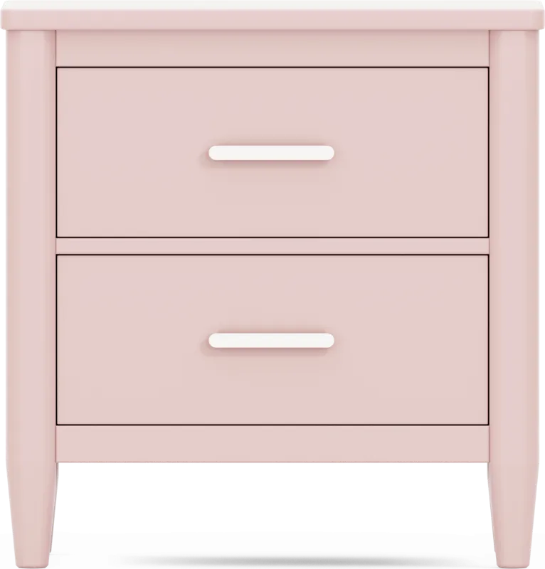 Kids Modern Colors Pink Nightstand