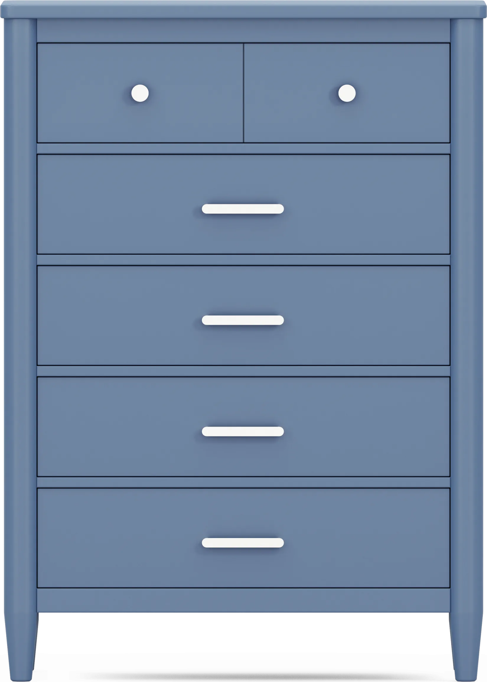 Kids Modern Colors Slate Blue Chest - Image 1