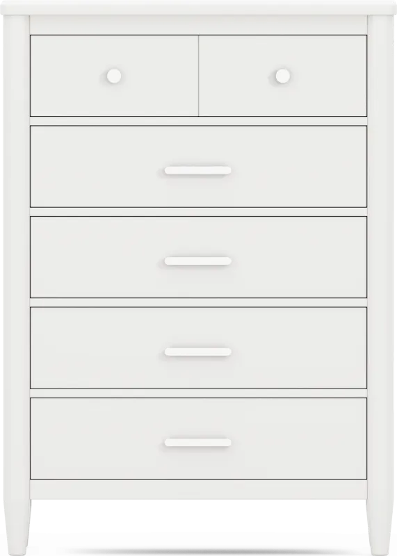 Kids Modern Colors White Chest