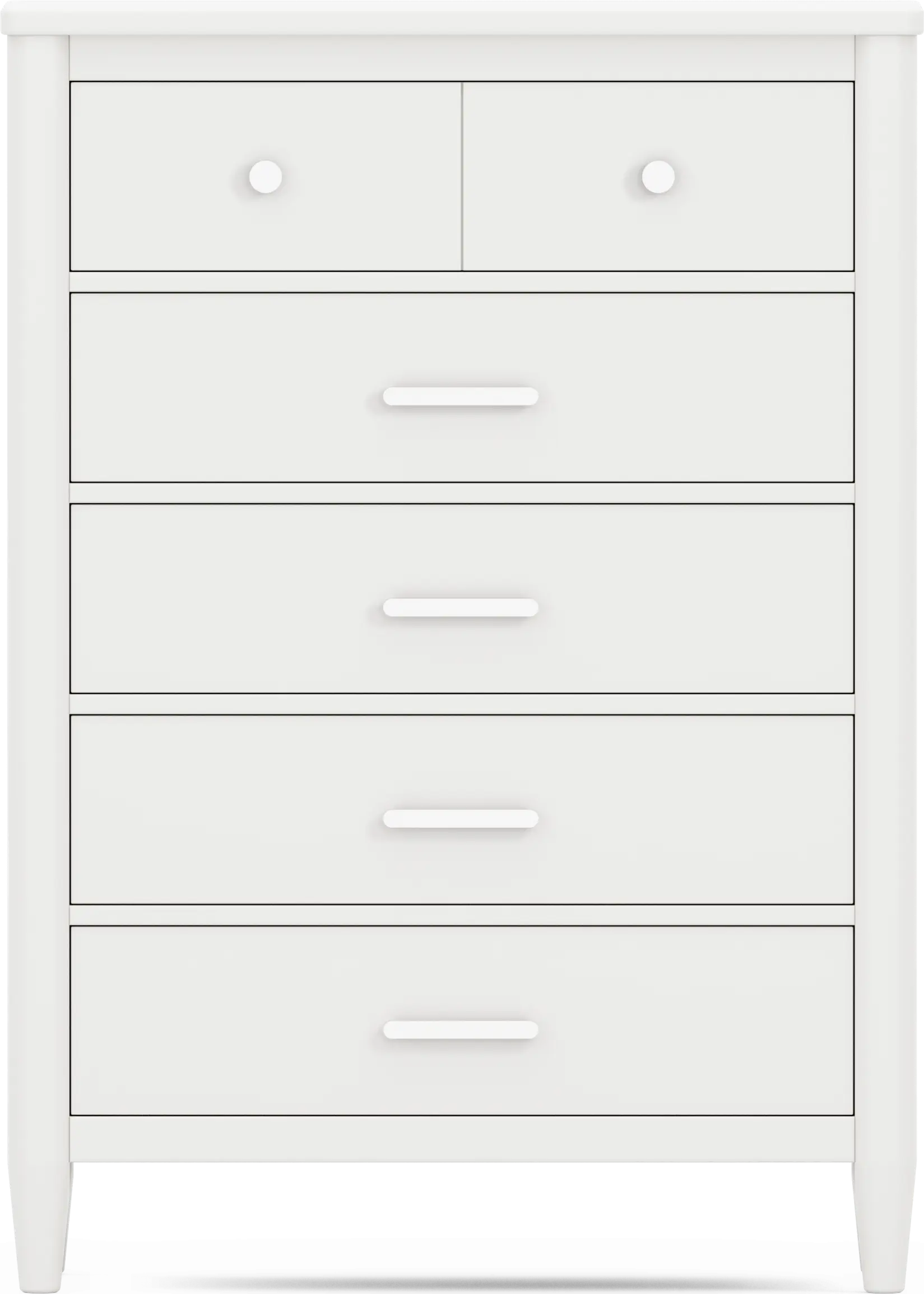 Kids Modern Colors White Chest