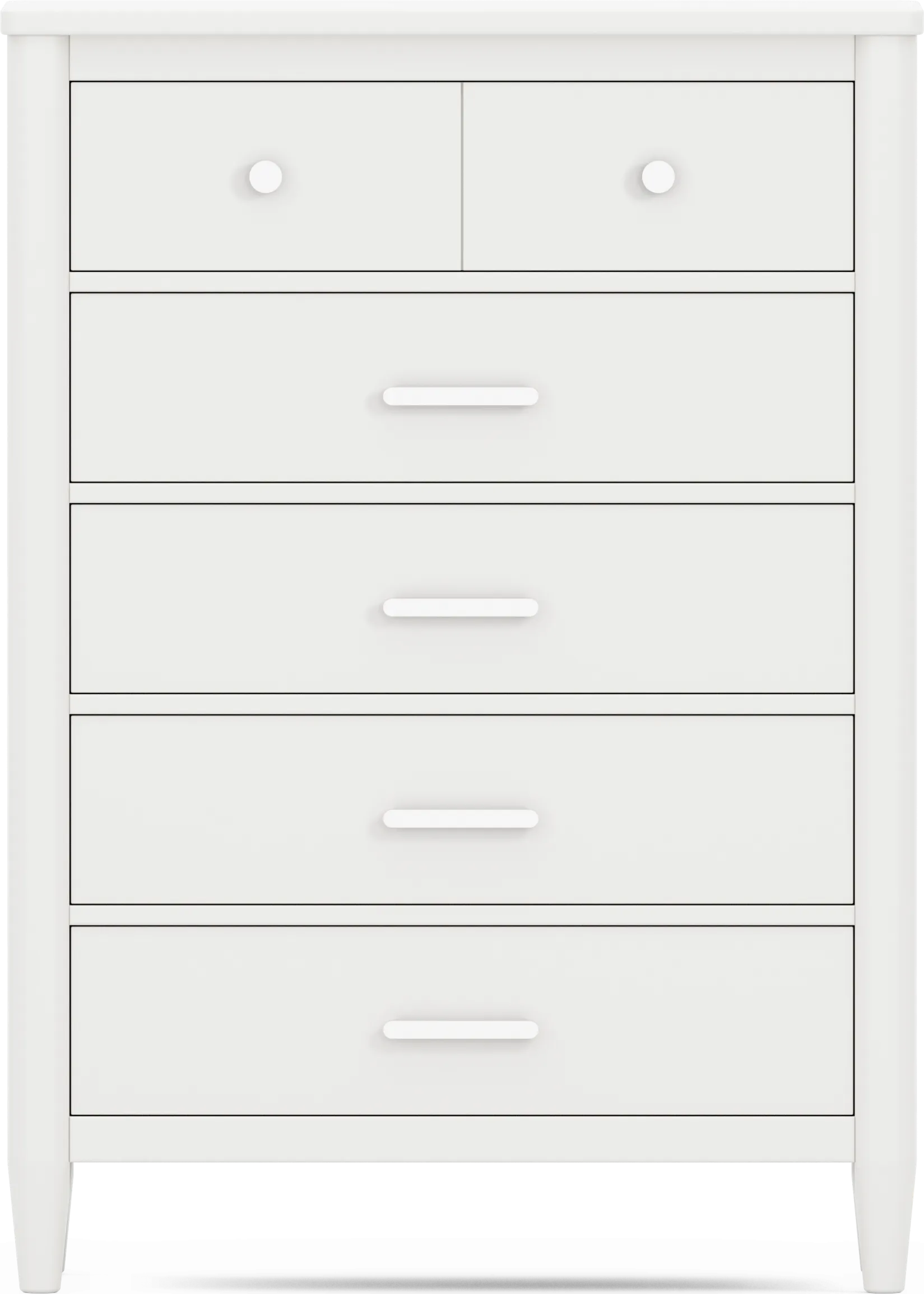 Kids Modern Colors White Chest - Image 1