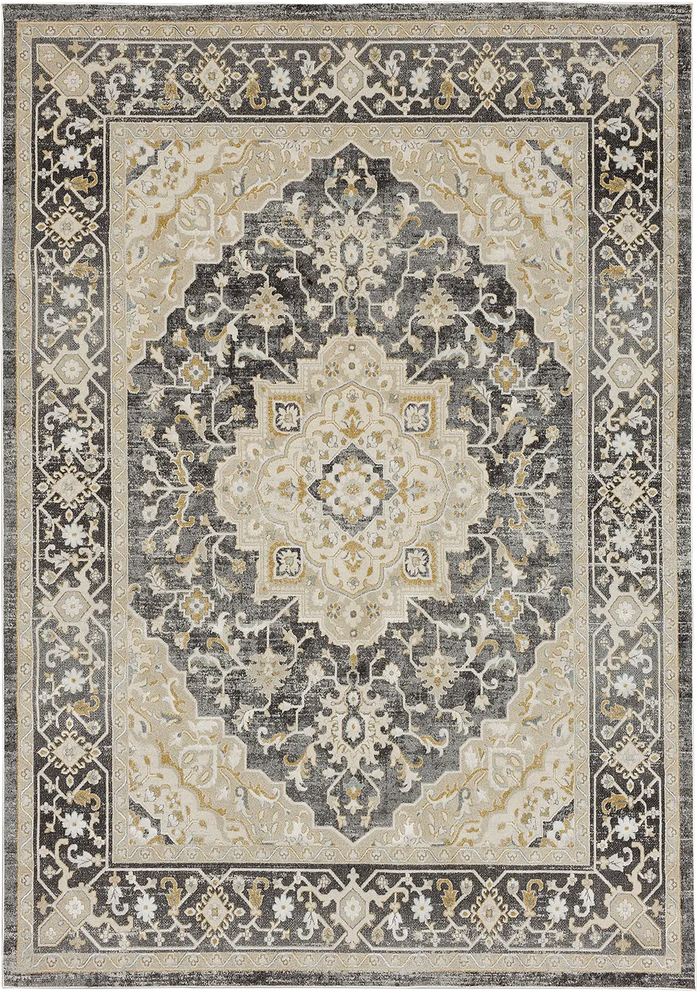 Crown Plaza Gray 5' x 7'6 Rug - Image 1