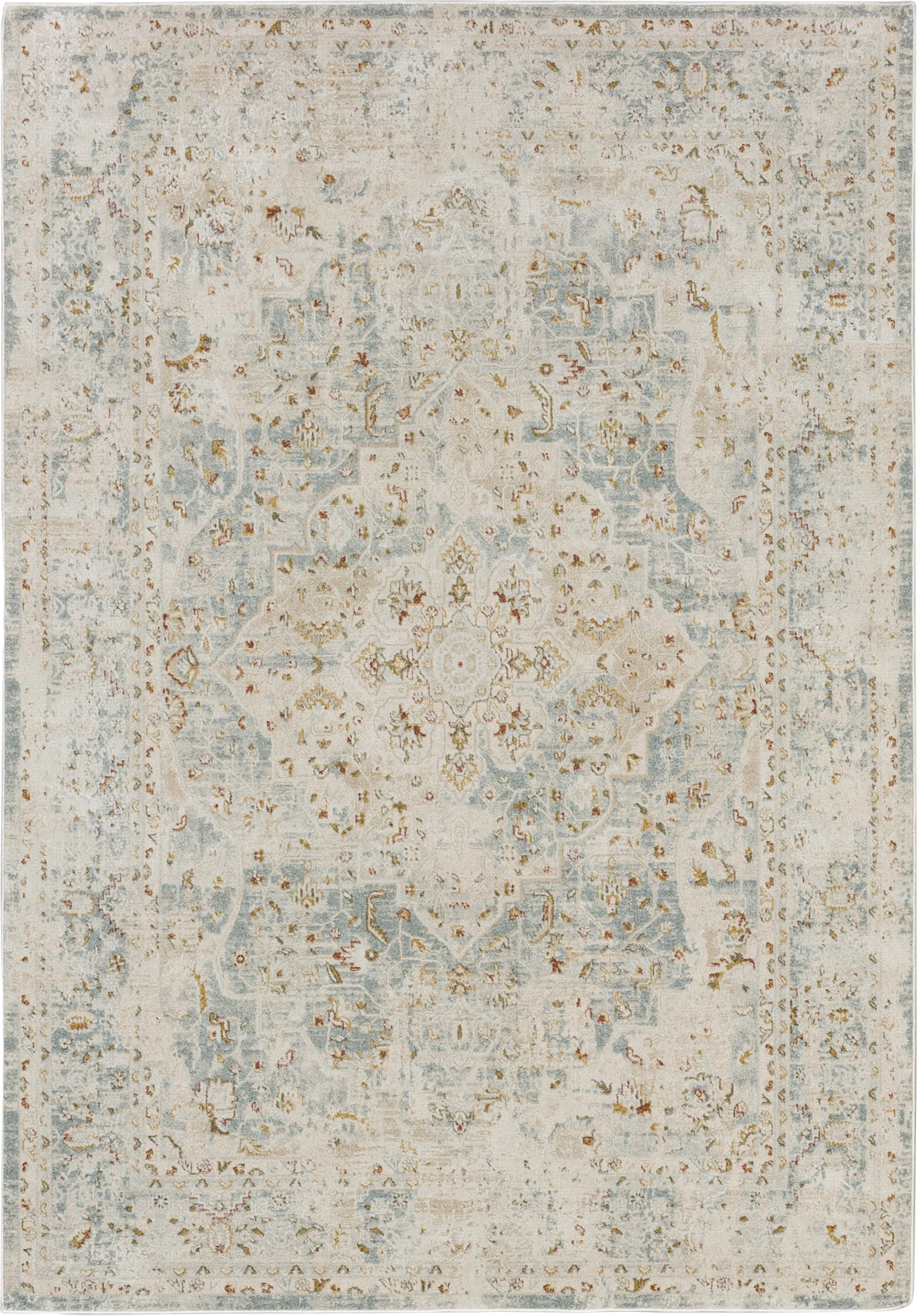 Roxfield Blue 7'10 x 10'3 Rug - Thumbnail - Image 1