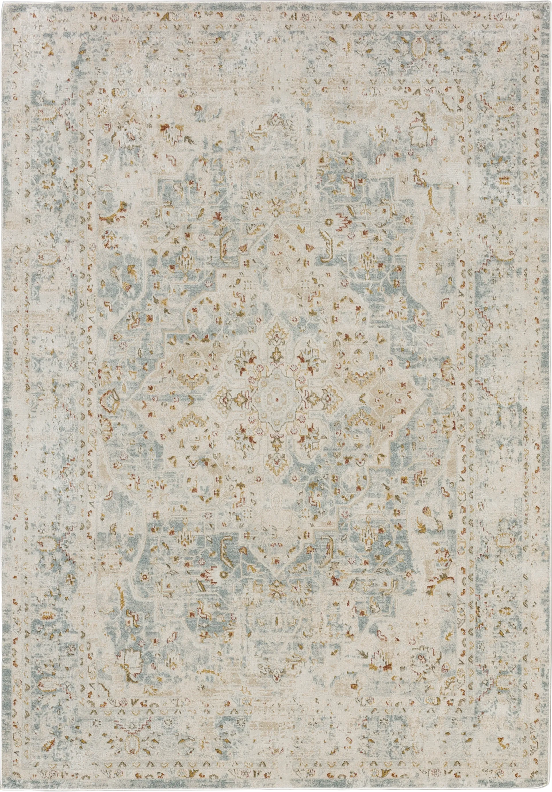 Roxfield Blue 7'10 x 10'3 Rug - Image 1
