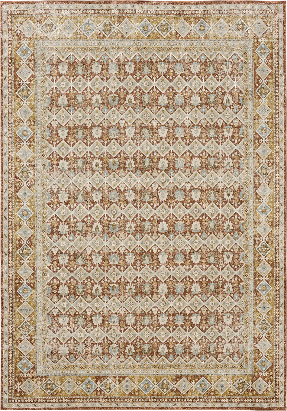 Sandwe Terracotta 6'6 x 9'10 Rug - Image 1
