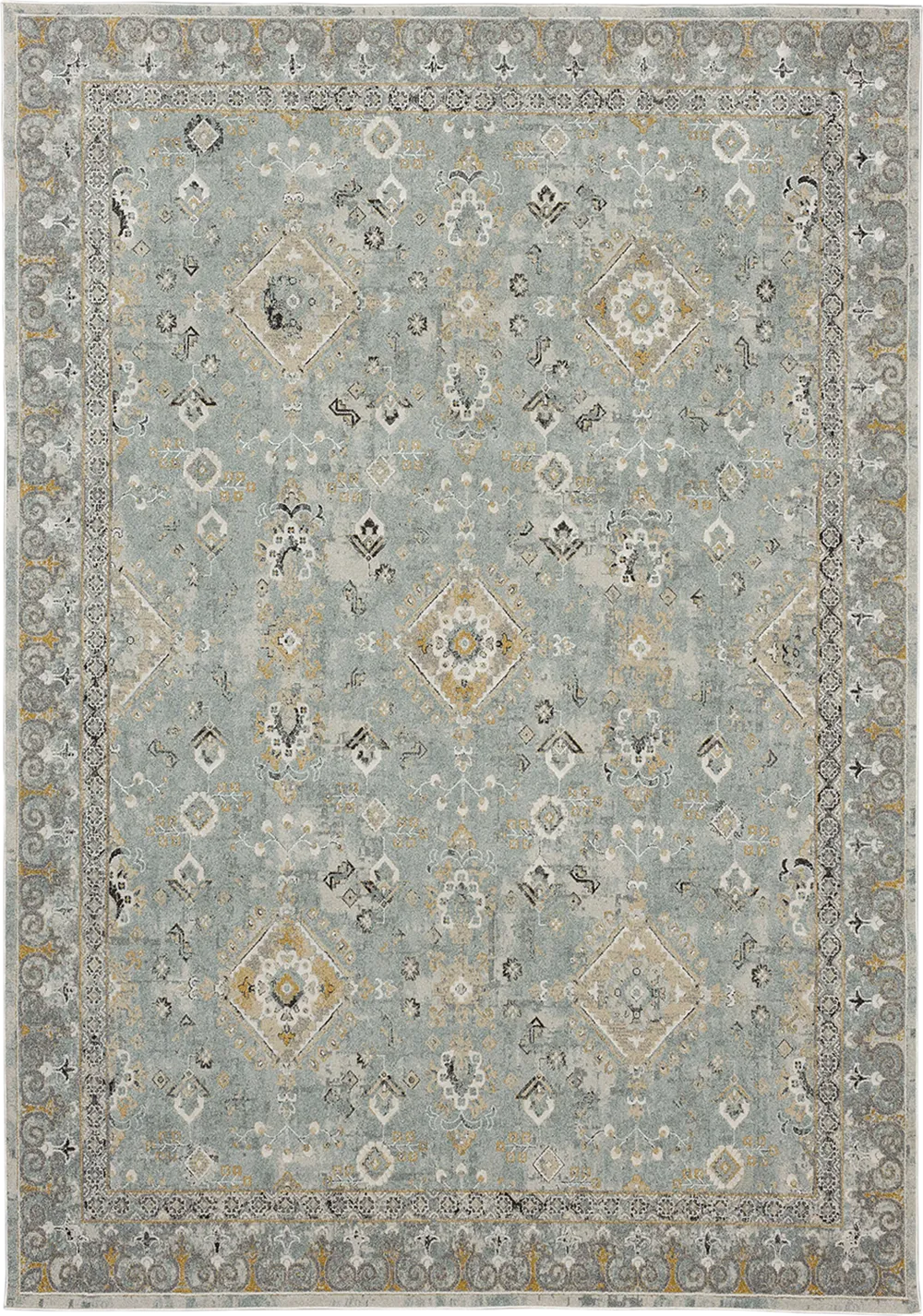 Riverwick Blue 7'10 x 10'3 Rug - Thumbnail - Image 1