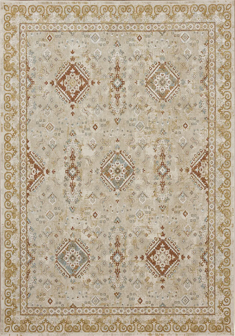 Leeworth Cream 5' x 7'6 Rug
