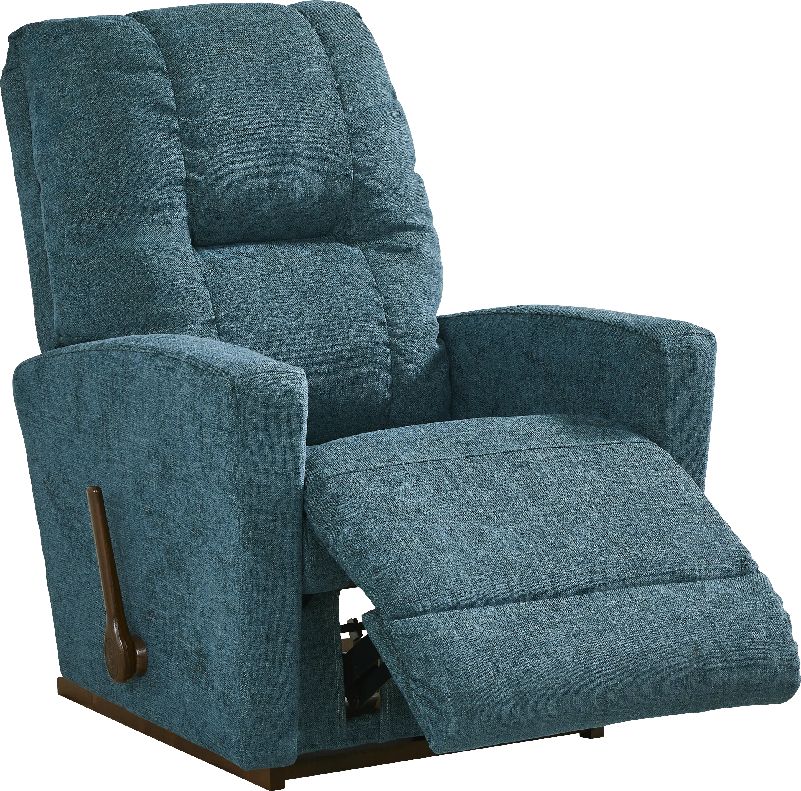 La-Z-Boy Casey I Teal Rocker Recliner - Thumbnail - Image 1