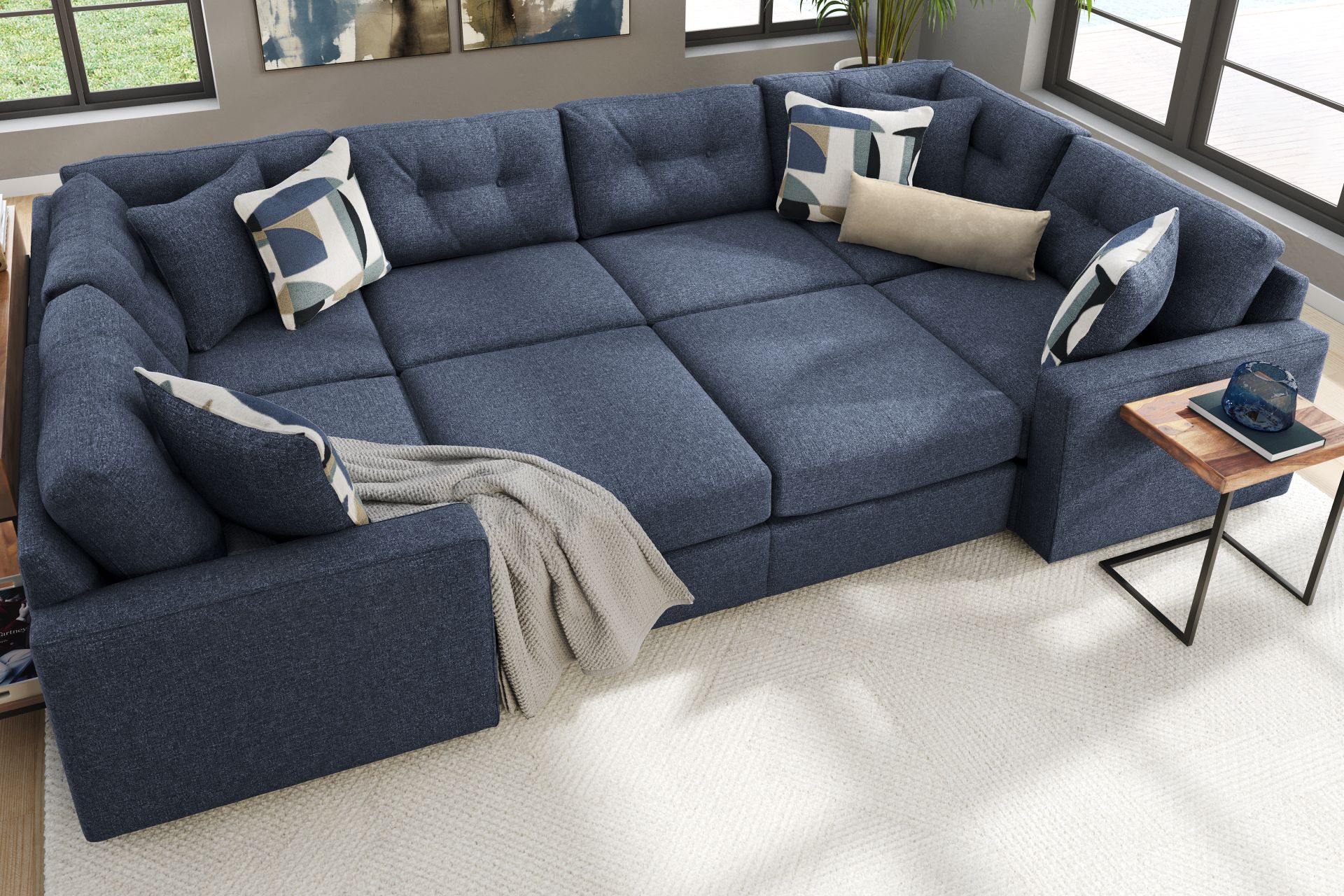 Dark Blue 8 Pc ModularOne - Image 2