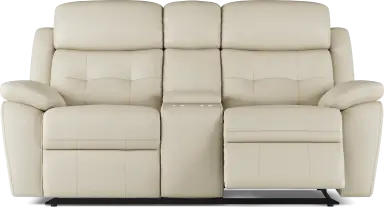reclining console loveseat