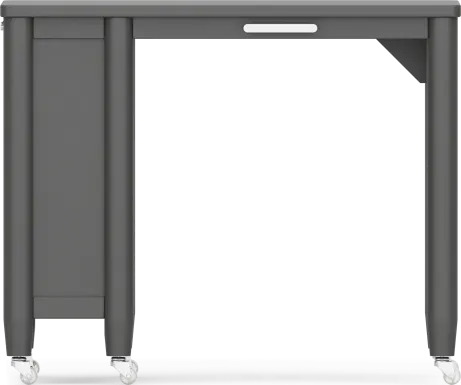 Kids Modern Colors Iron Ore Caster Desk