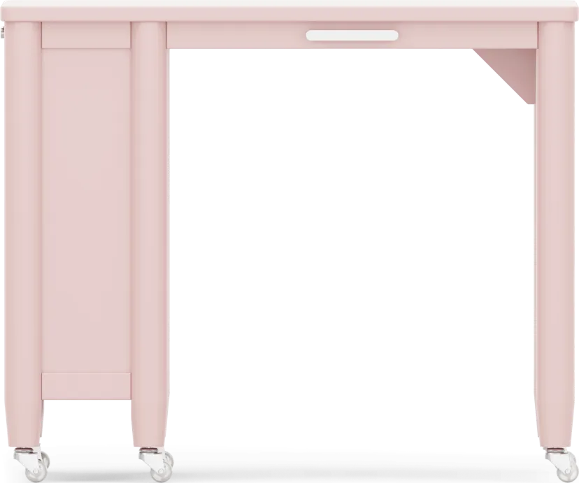 Kids Modern Colors Pink Caster Desk