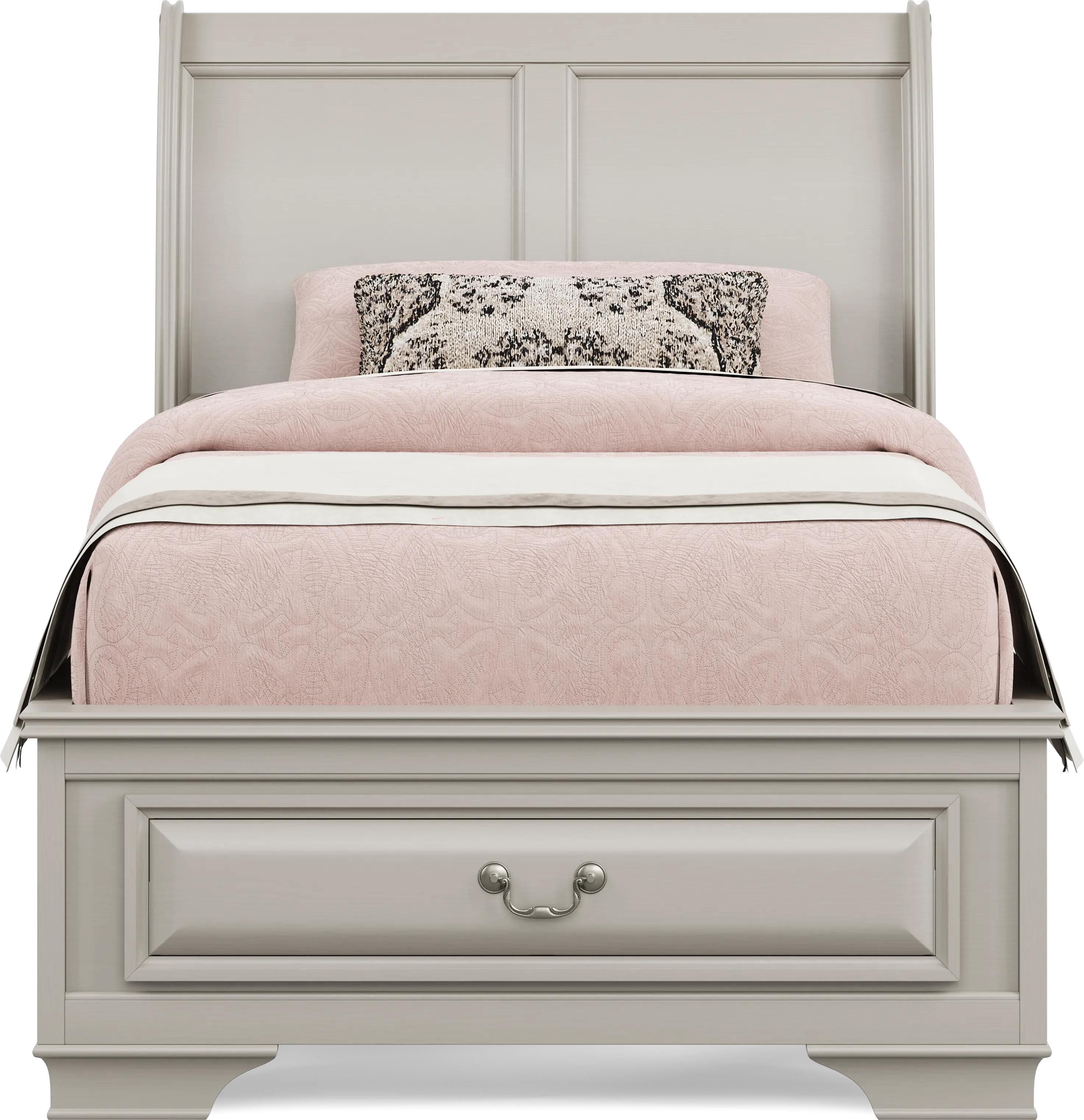 Kids Mill Valley Jr. Washed White Twin Storage Bedroom - Thumbnail - Image 2