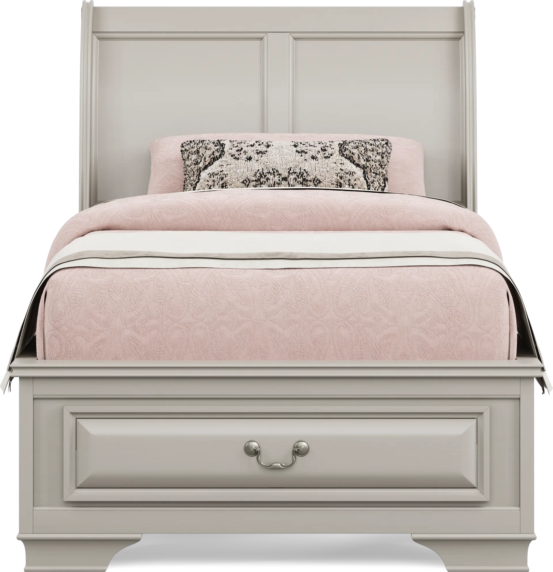 Kids Mill Valley Jr. Washed White Twin Storage Bed