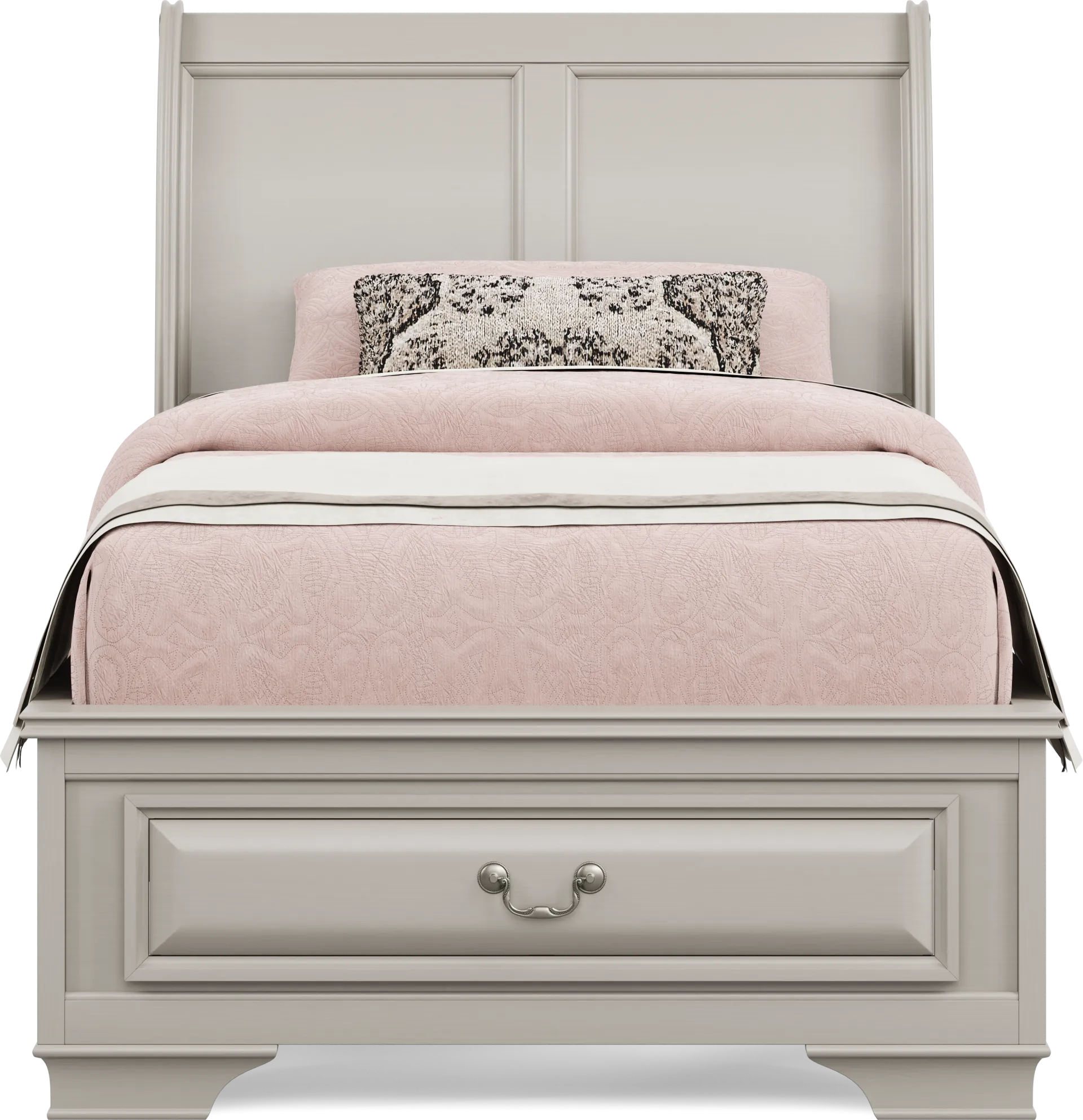 Kids Mill Valley Jr. Washed White Twin Storage Bedroom - Image 2