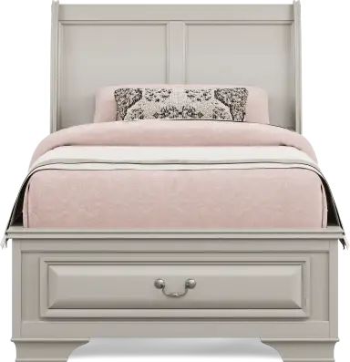 3 pc twin storage bed