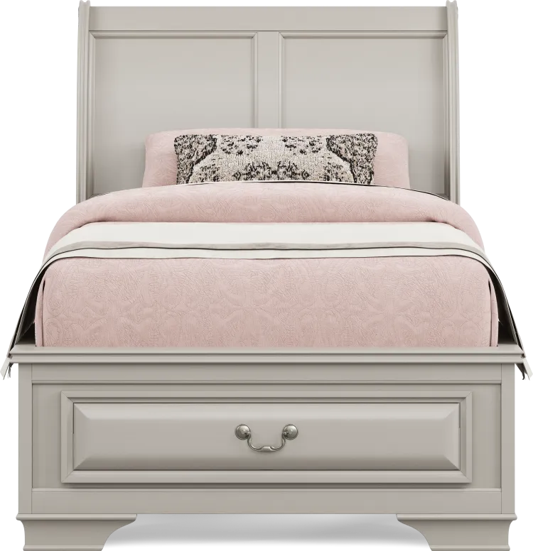 3 pc twin storage bed