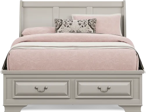 Kids Mill Valley Jr. Washed White Full Storage Bed