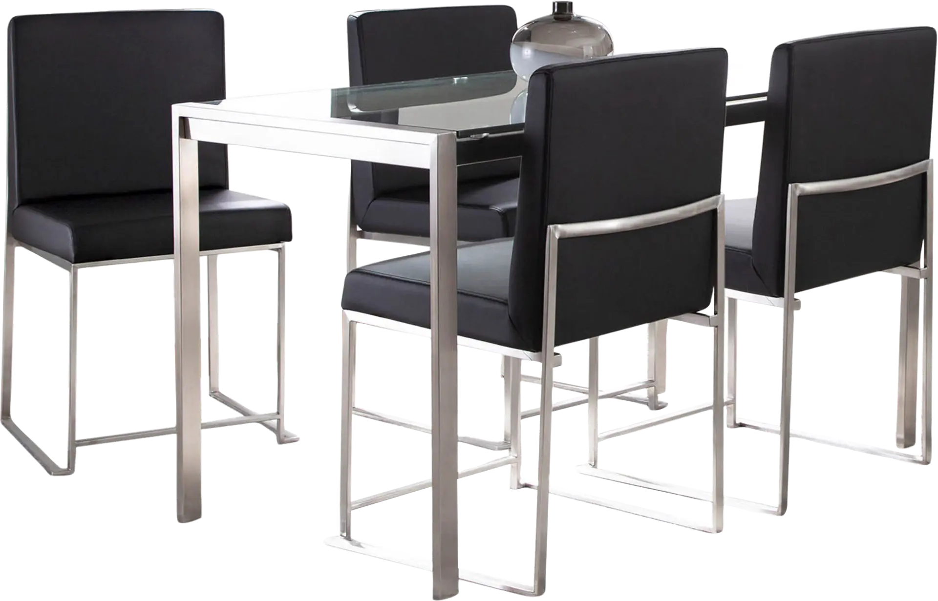 Valeview Black 5pc Dining Set