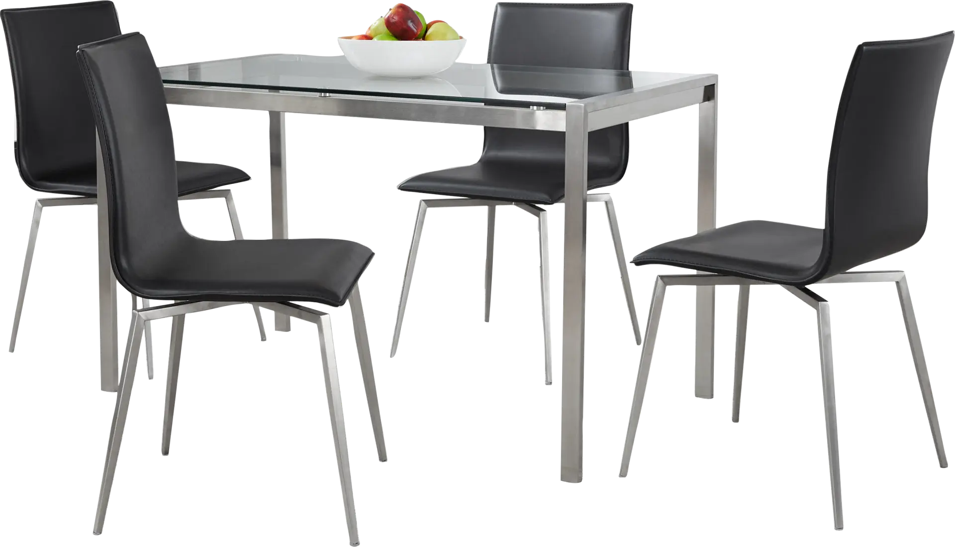 Upsall I Black 5pc Dining Set
