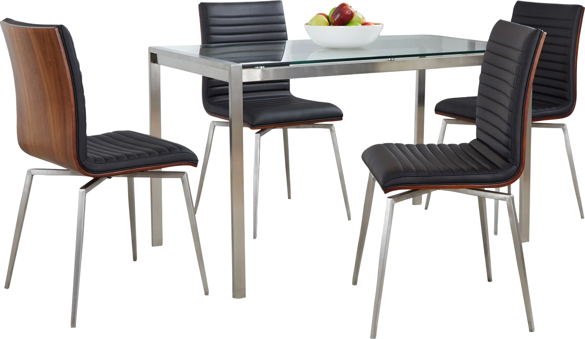 Upsall II Black 5pc Dining Set