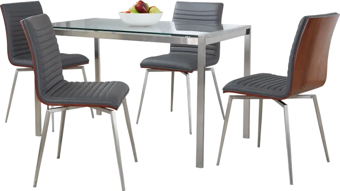 Upsall II Gray 5pc Dining Set