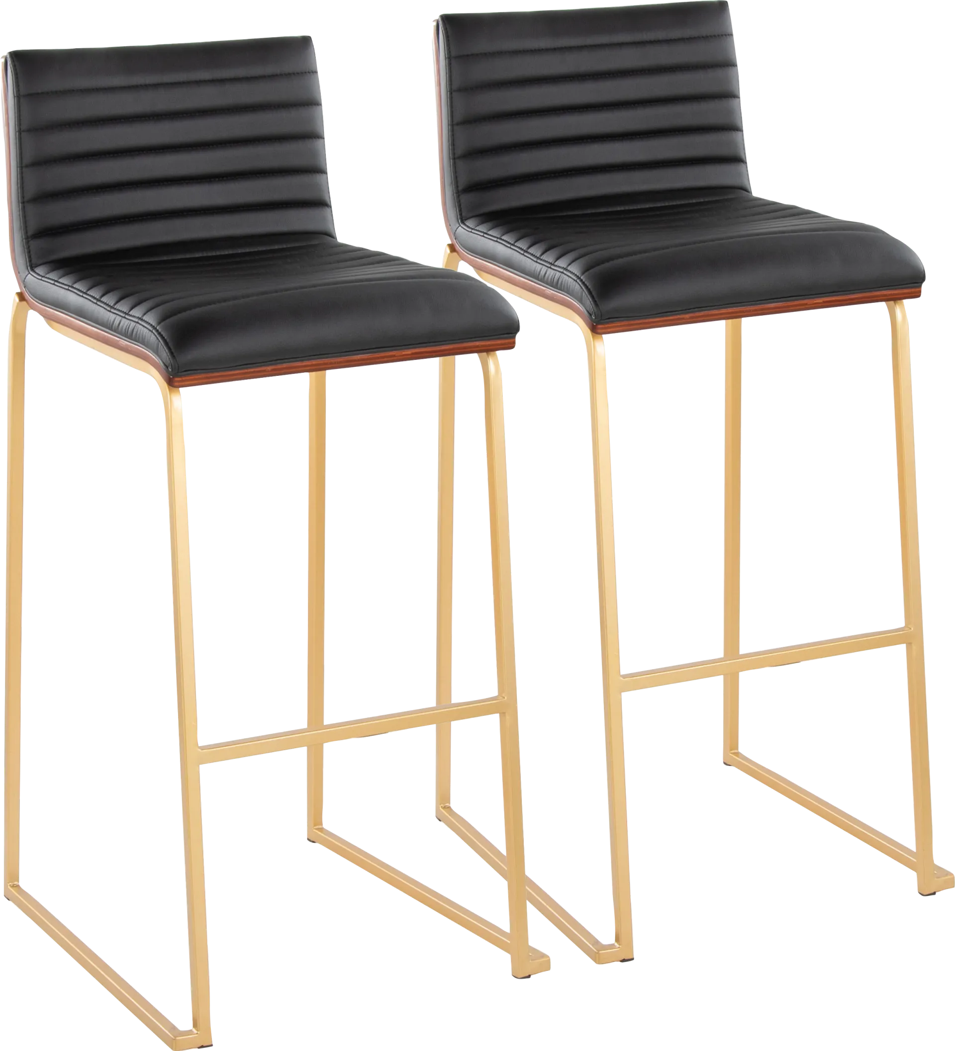 Tatesbrook IV Black Barstool, Set of 2 - Image 1