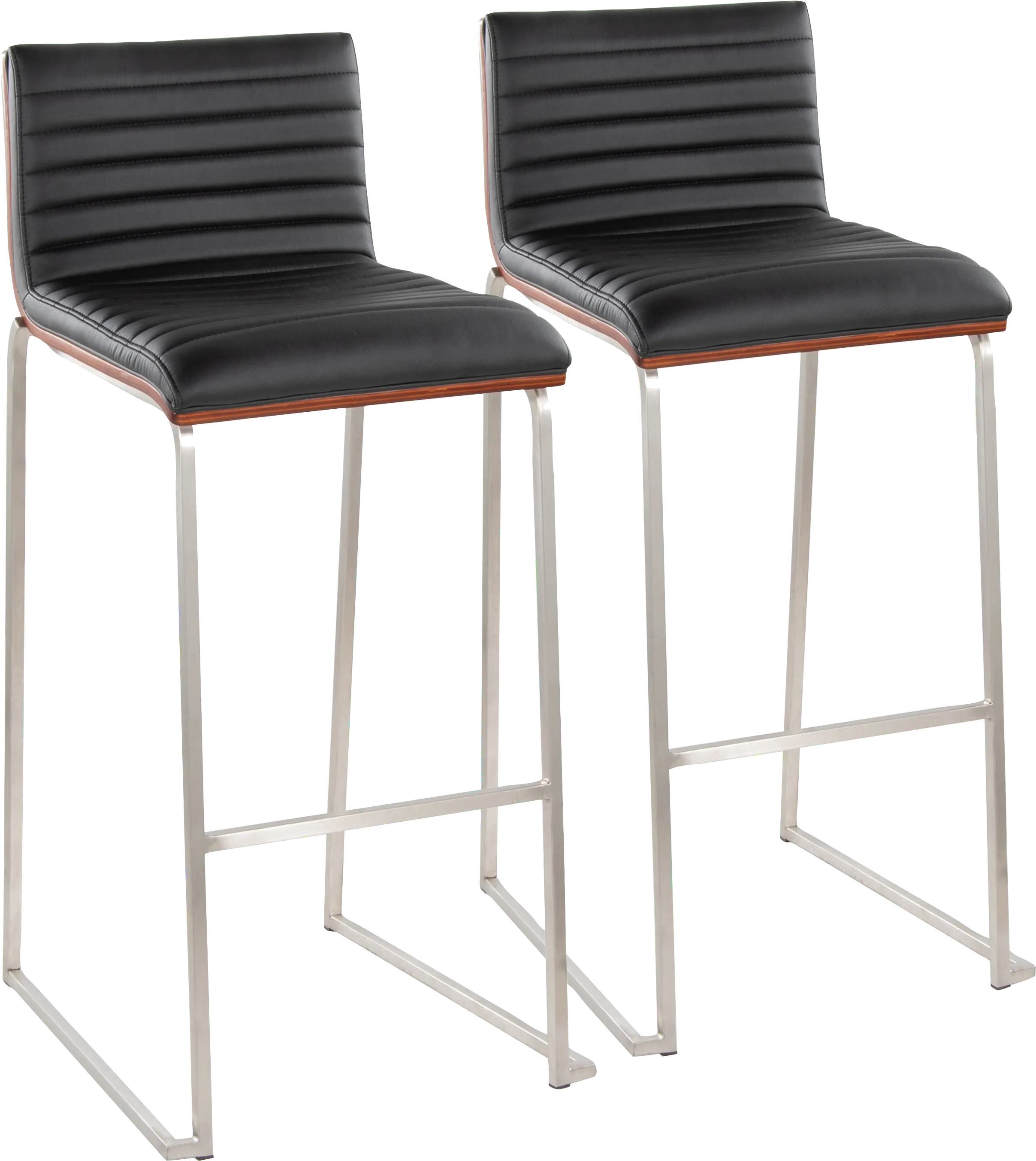 Tatesbrook IV Black Barstool, Set of 2 - Thumbnail - Image 1