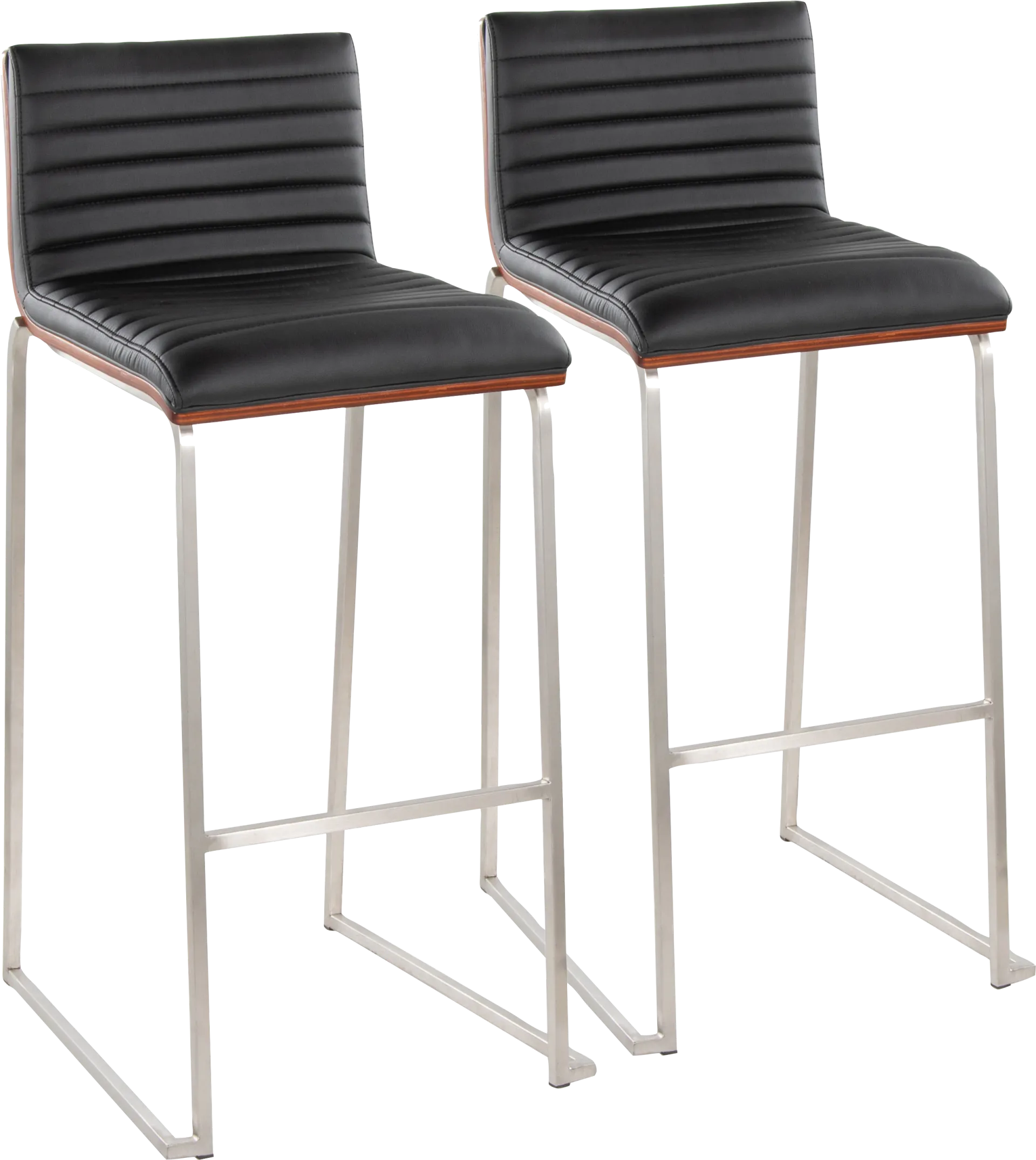 Tatesbrook IV Black Barstool, Set of 2 - Image 1