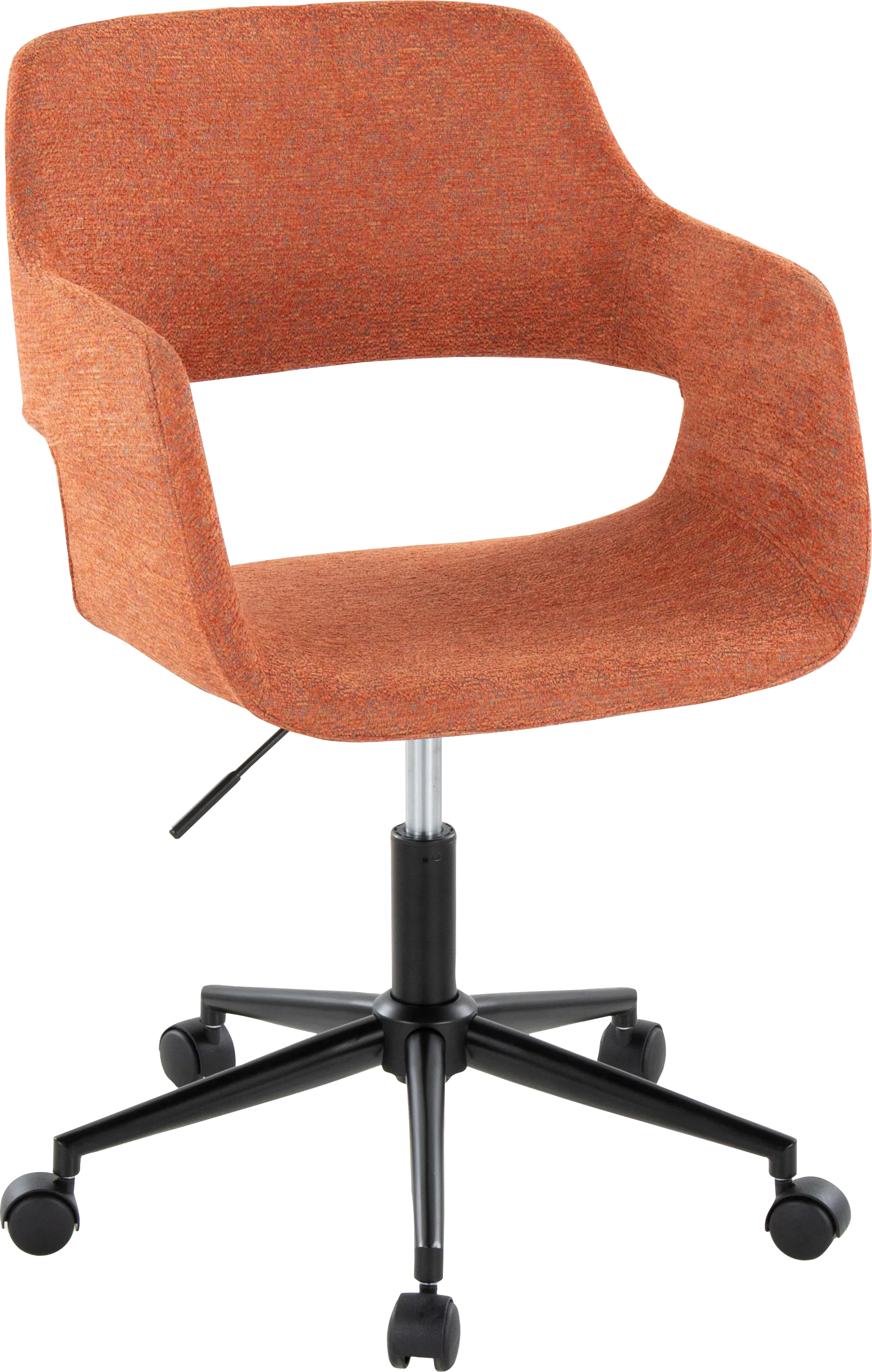 Triece Orange Desk Chair - Thumbnail - Image 1