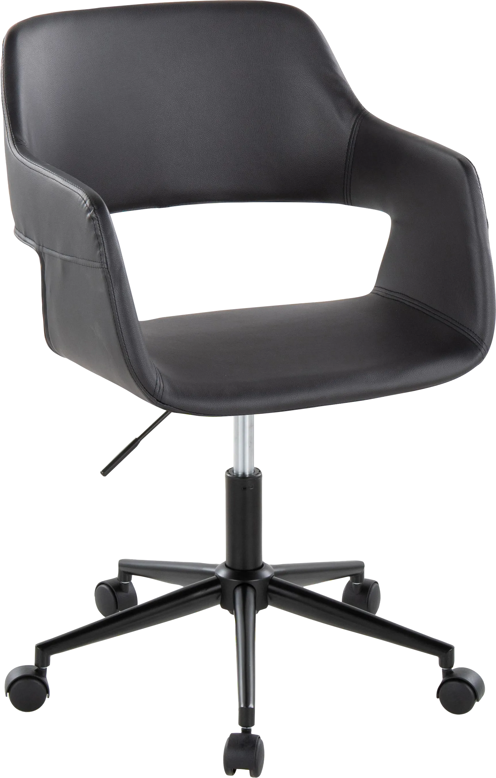 Triece Black Desk Chair - Image 1