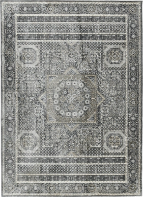 Haertley Charcoal 5'3 x 7'10 Rug