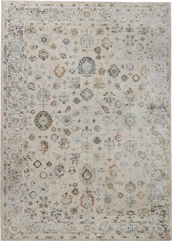 Dewmire Ivory 5'3 x 7'10 Rug